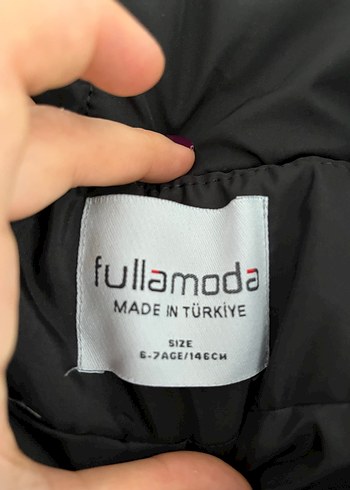 Gri çocuk Midi Kışlık Fermuarlı Mont - Görsel 3