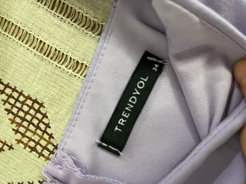 Milla lila elbise - Görsel 3