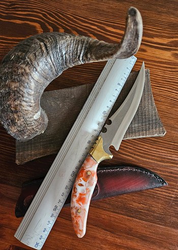 N690 EL YAPIMI AVCI/KAMPÇI BIÇAĞI - Görsel 6