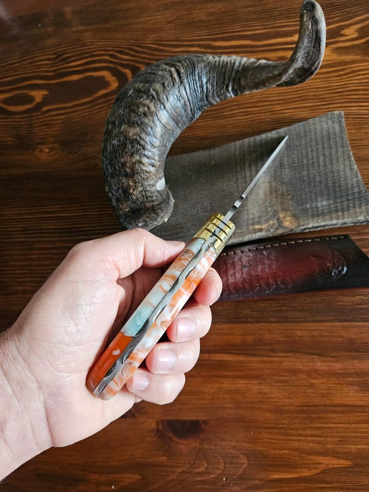 N690 EL YAPIMI AVCI/KAMPÇI BIÇAĞI - Görsel 4