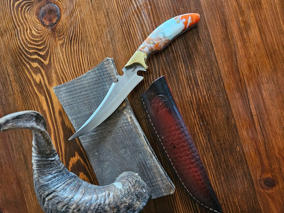 N690 EL YAPIMI AVCI/KAMPÇI BIÇAĞI - Görsel 2