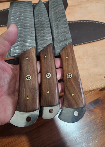 DAMASCUS (ŞAM ÇELİĞİ) ŞEF SETİ - Görsel 13