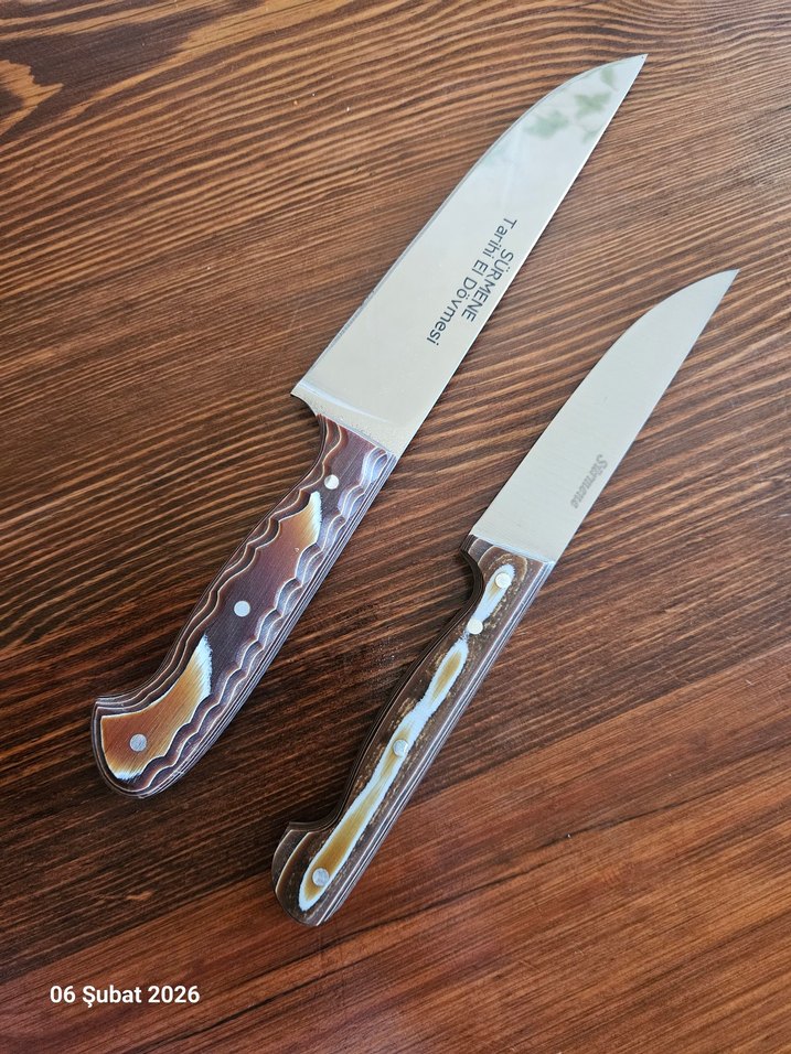 SÜRMENE İKİLİ BIÇAK SETİ - Görsel 2