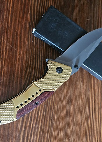 KOMPLE PİRİNÇ KABZE İTHAL ÇAKI - Görsel 4