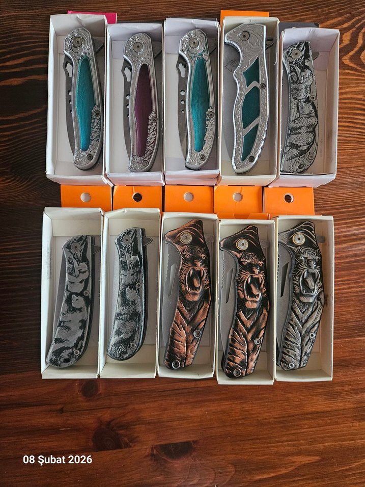 10 ADET ATAK ÇAKI SETİ - Görsel 2