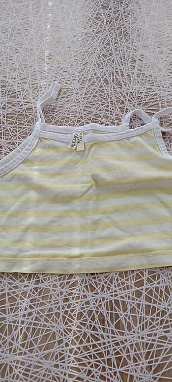 Kız kroplu şort takımı - Görsel 2