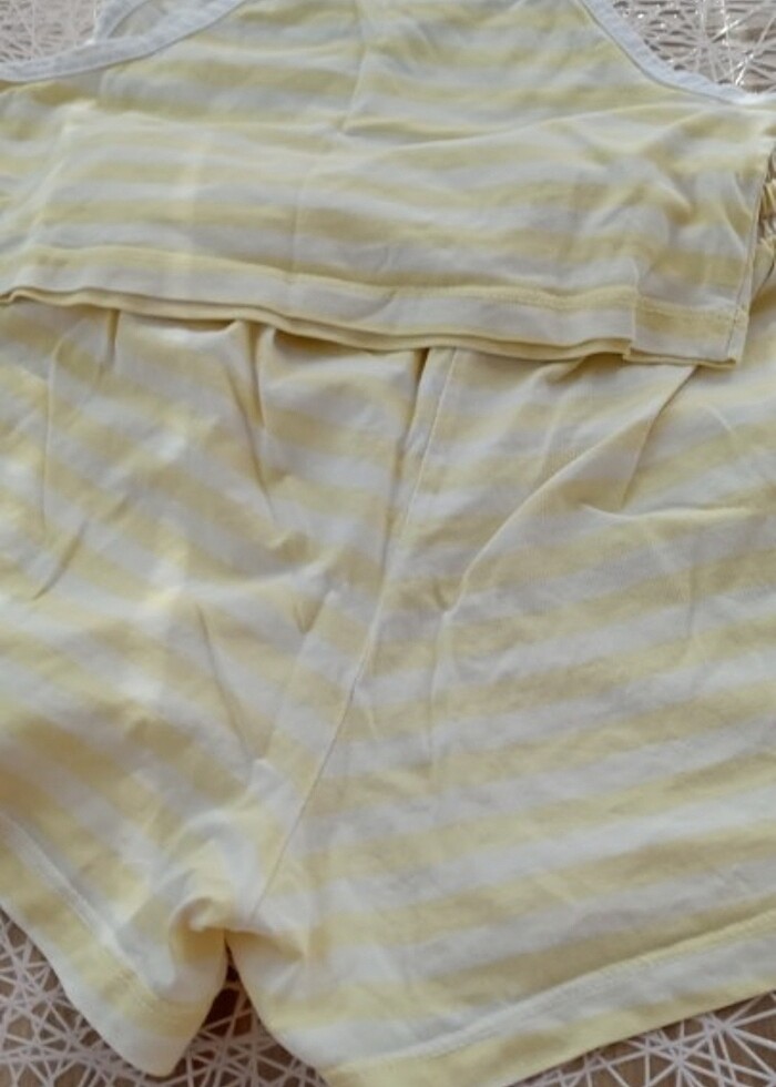 Kız kroplu şort takımı - Görsel 5