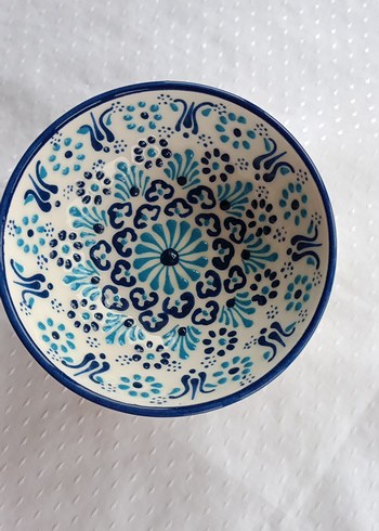 Desenli Yeşil Seramik Tabak - Görsel 5