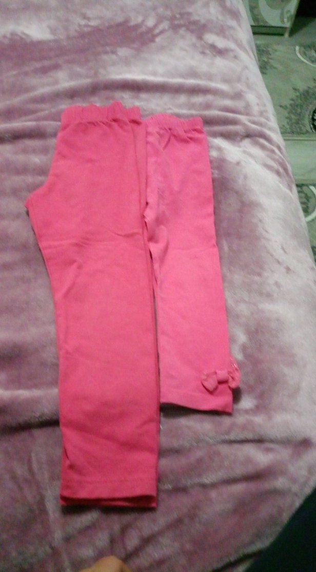 Pembe Kız Çocuk Tayt - Görsel 3