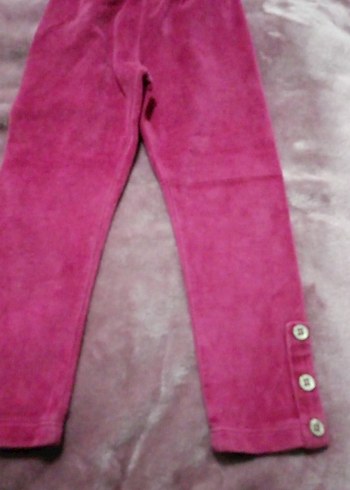 Kız Çocuk Gri Triko Tayt - Görsel 8