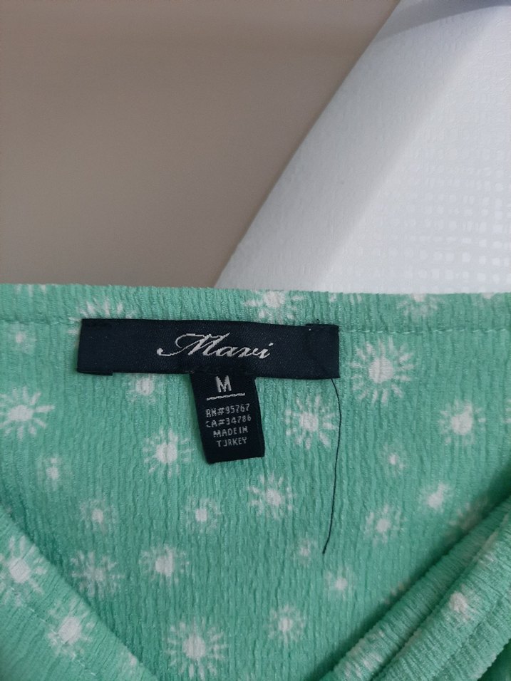 Yeşil Askılı Elbisesi - Görsel 2