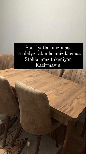 Beden Yemek masası takımı