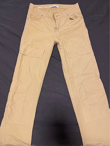 Bershka Cargo Straight Pantolon