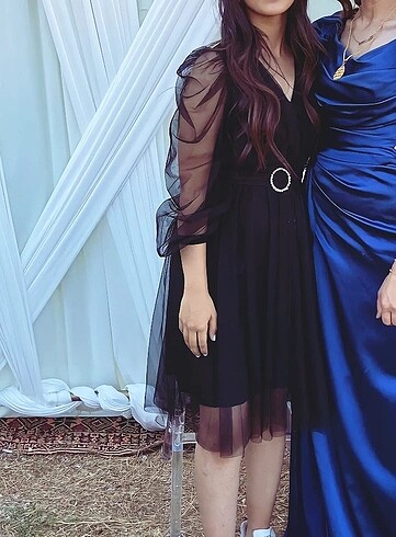 m Beden siyah Renk Zara Elbise