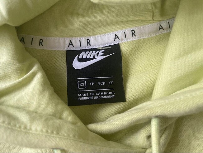 s Beden sarı Renk Nike cropped hoodie