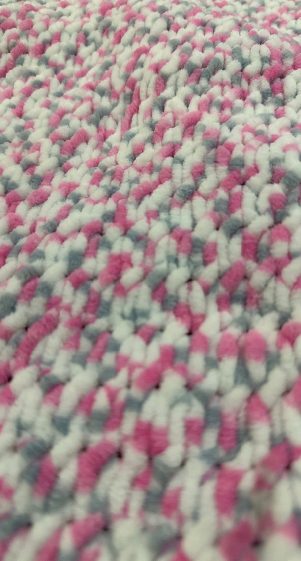 Pembe - Fuşya Örme Kadın Atkısı - Görsel 5