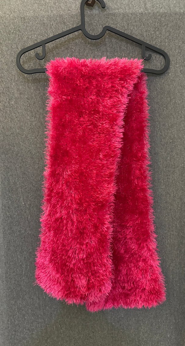 Pembe - Fuşya Örme Kadın Atkısı - Görsel 3