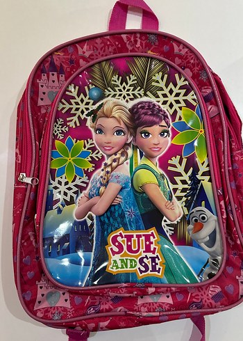 Renkli Pembe Çocuk Okul Çantası Takım - Görsel 2