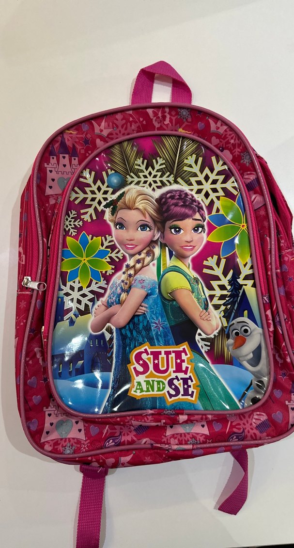 Renkli Pembe Çocuk Okul Çantası Takım - Görsel 2