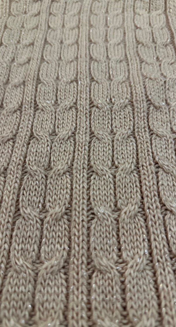 Bej Örgü Çocuk Bere ve Atkı Takımı - Görsel 5