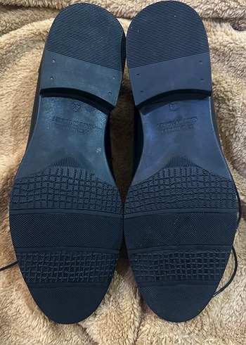 Siyah Klasik Erkek Suni Deri Ayakkabı - Görsel 3