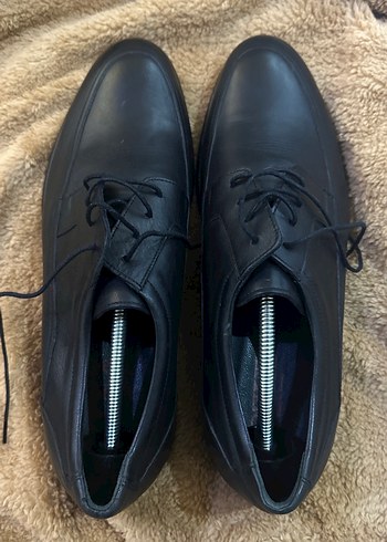 Siyah Klasik Erkek Suni Deri Ayakkabı - Görsel 2