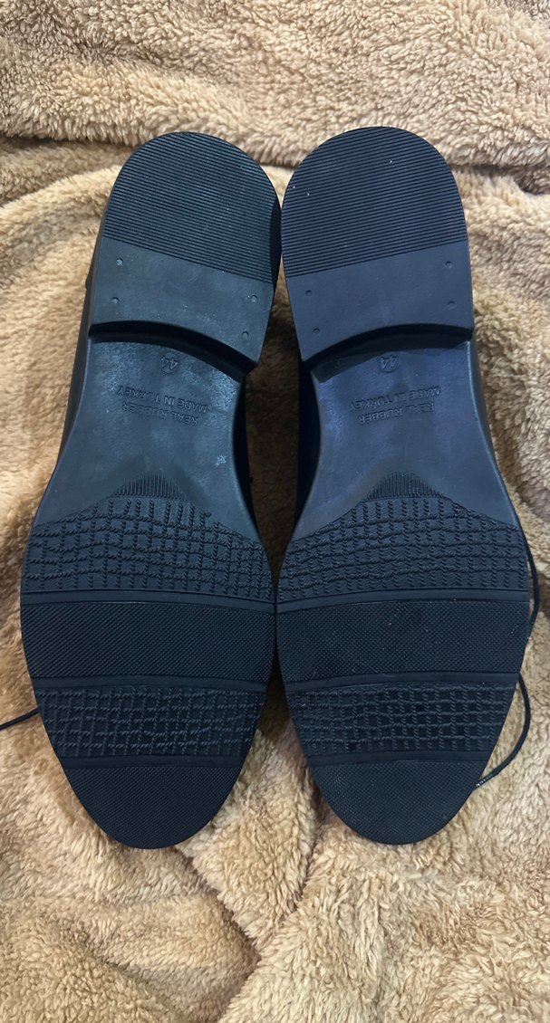 Siyah Klasik Erkek Suni Deri Ayakkabı - Görsel 3