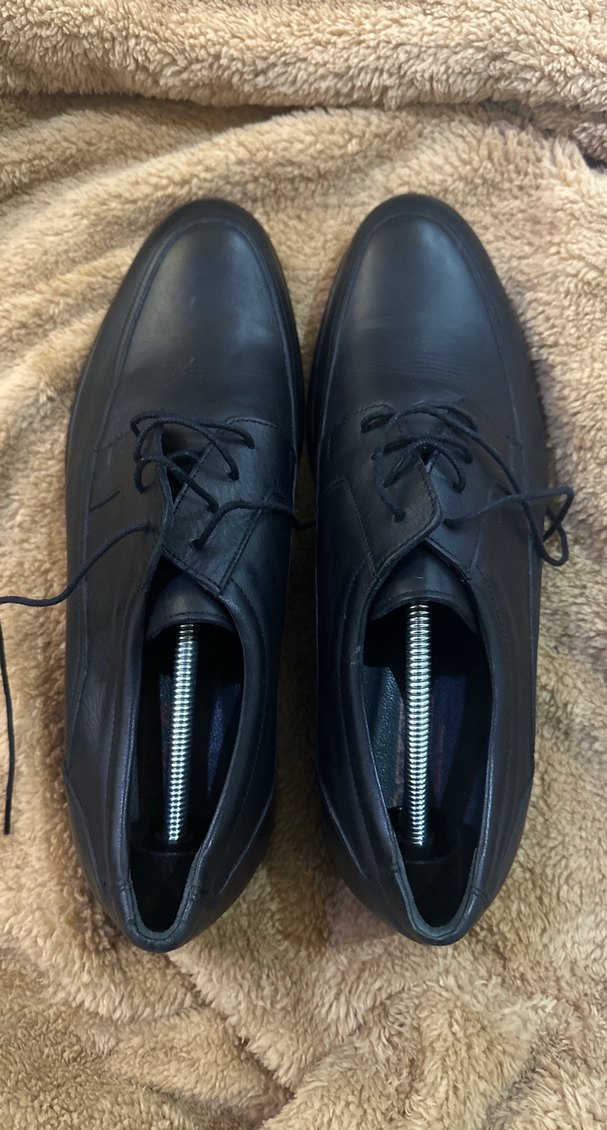 Siyah Klasik Erkek Suni Deri Ayakkabı - Görsel 2