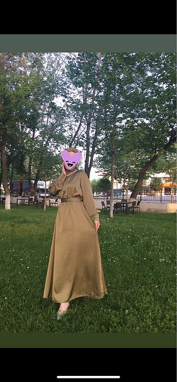 Diğer Trendyol modest saten elbise