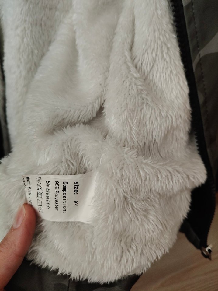 Erkek Çocuk Kamuflaj Desenli Fermuarlı Ceket - Görsel 5