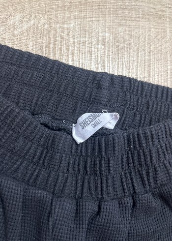 She is mono Siyah Kadın Salaş Pantolon - Görsel 3