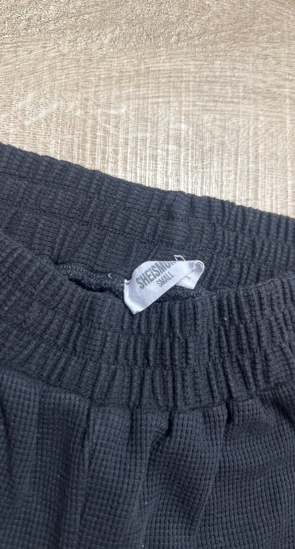 She is mono Siyah Kadın Salaş Pantolon - Görsel 3