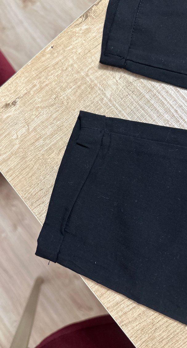 Siyah Kadın Kumaş Pantolon - Görsel 2