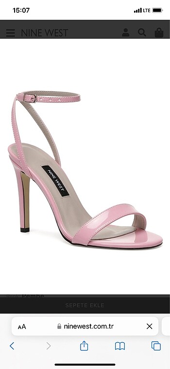 Nine West Nine West Pembe Topuklu Ayakkabı