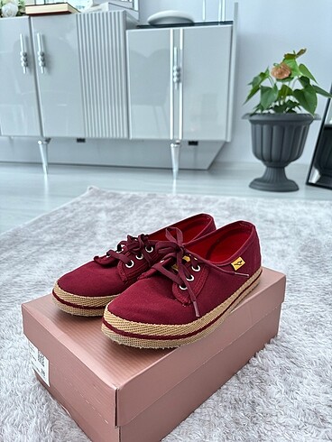 Bordo loafer ayakkabı