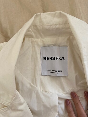 Bershka Bershka Pamuklu Trençkot