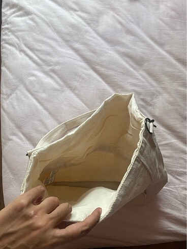 Stradivarius stradivarius beyaz renk bez tote çanta