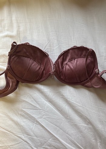 Pastel Pembe Dantelli Destekli Penti 80b Sütyen - Görsel 2