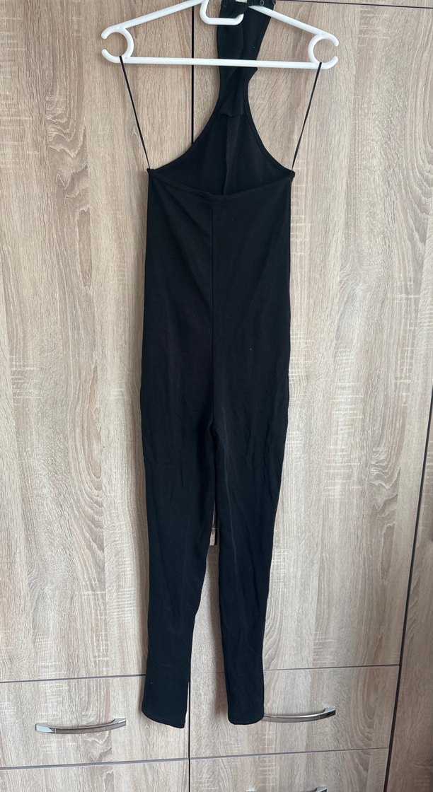 Zara Kadın Siyah Yakalı Uzun Tulum - Görsel 2