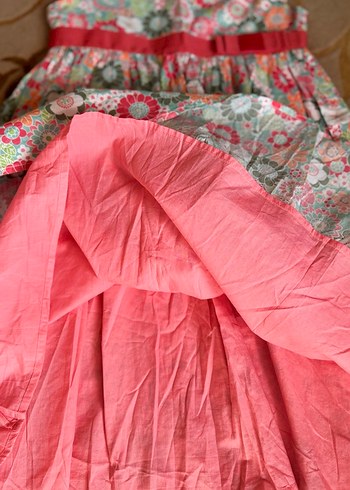 MOTHERCARE Çiçek Desenli Renkli Kız Elbisesi - Görsel 5