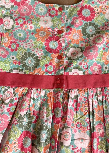 MOTHERCARE Çiçek Desenli Renkli Kız Elbisesi - Görsel 7