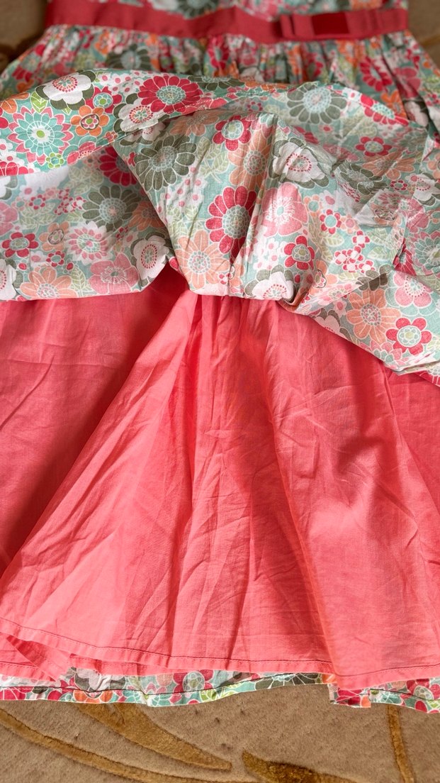 MOTHERCARE Çiçek Desenli Renkli Kız Elbisesi - Görsel 4