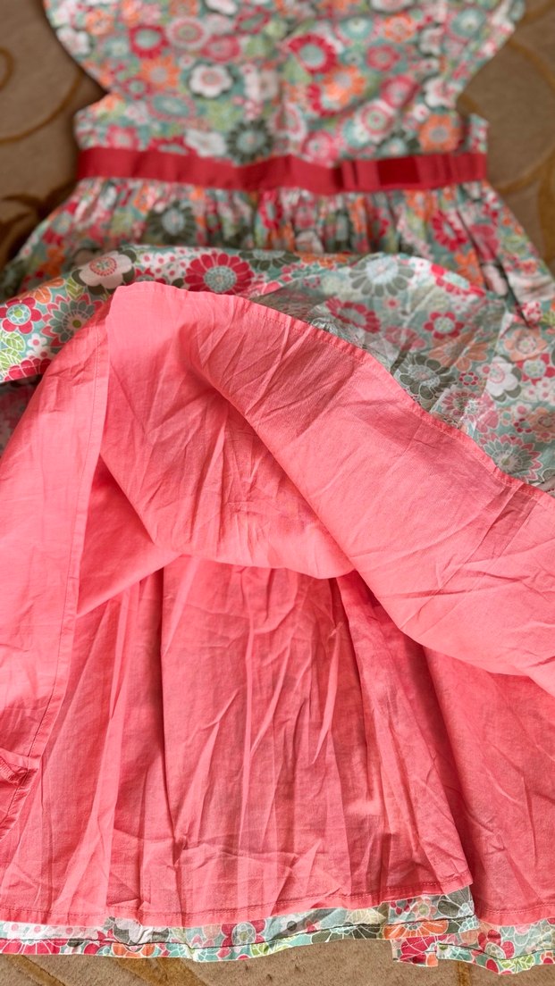 MOTHERCARE Çiçek Desenli Renkli Kız Elbisesi - Görsel 5