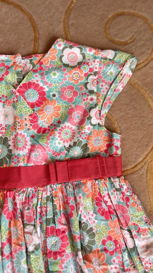 MOTHERCARE Çiçek Desenli Renkli Kız Elbisesi - Görsel 2