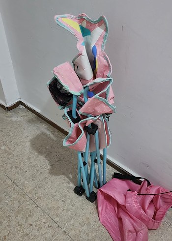 Pembe Unicorn Desenli Çocuk Sandalyesi - Görsel 7