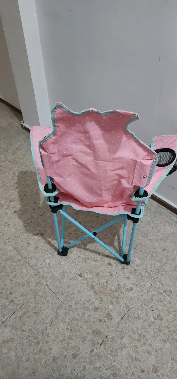 Pembe Unicorn Desenli Çocuk Sandalyesi - Görsel 2