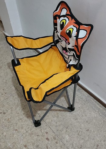 Renkli Kaplan Desenli Çocuk Sandalyesi - Görsel 3