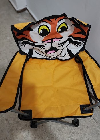 Renkli Kaplan Desenli Çocuk Sandalyesi - Görsel 4