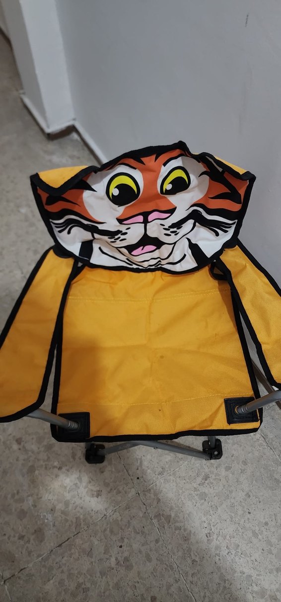 Renkli Kaplan Desenli Çocuk Sandalyesi - Görsel 4