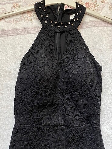 Siyah abiye elbise - Görsel 5